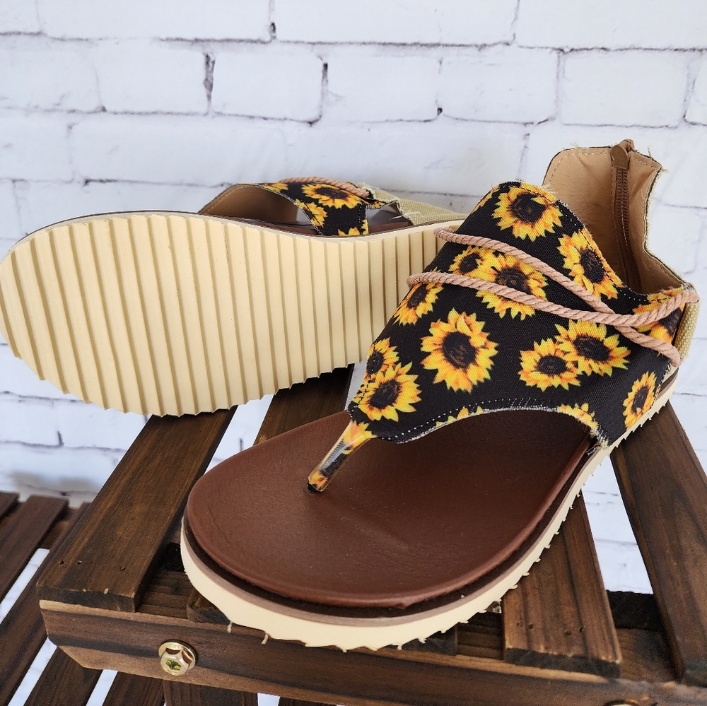 Gladiator Sunflower Sandals